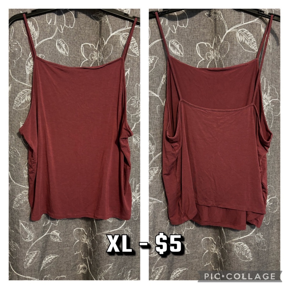 Maroon American Eagle Tank Top